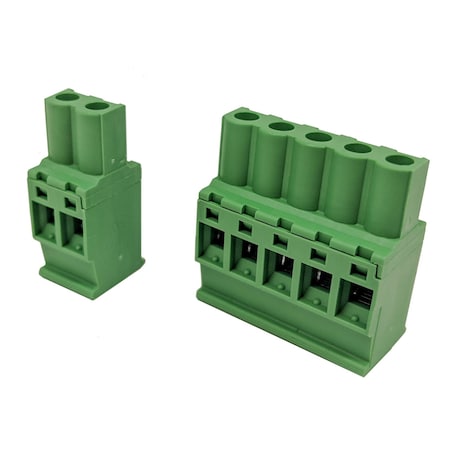 Functional Devices Replacement pluggable terminal strips for RIB-BC Series; one 2-up and one 5-up TS-BC